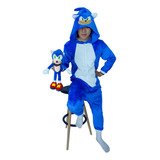 Pijama Kigurumi Térmica De Sonic Para Niños Y/o Adultos