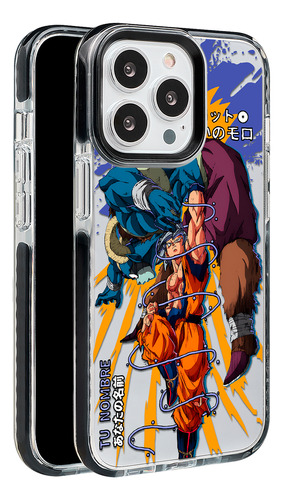 Funda Para iPhone Dragon Ball Super Goku Moro Con Tu Nombre