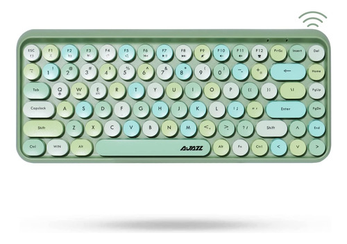 Teclado Inalámbrico Mini Portátil Felicon/verde