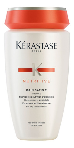 Kerastase Shampoo Bain Satin 2 250 Ml Para Cabello Seco