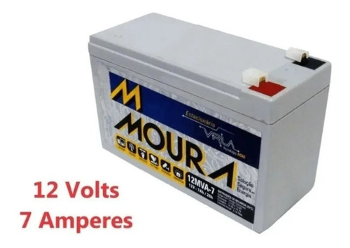 Bateria Moura Nobreak Apc Backups Es600va 12v 7ah Es600 Va
