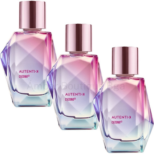 3 Perfume Autentik Cyzone Mujer - mL a $669