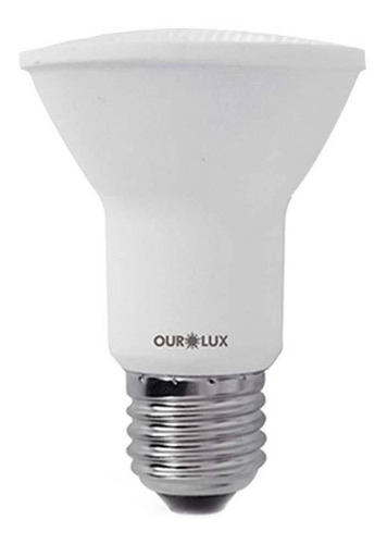 Lâmpada Led Ourolux Par20 Dicroica Cor Branco-quente 6w 100v/240v 3000k 420lm Com 10 Unidades