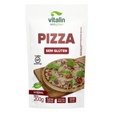 Mistura P/massa Pizza S/glúten,s/lactose Vegano Vitalin 200g