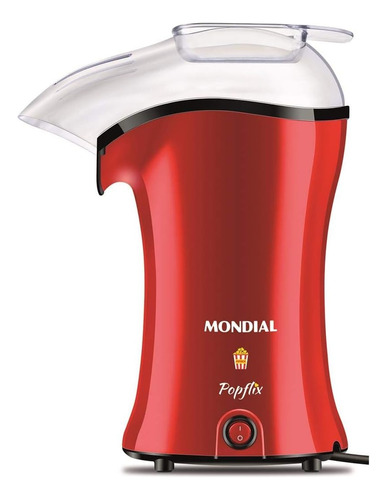 Pipoqueira Elétrica Mondial Pp-03 Vermelha -110v 