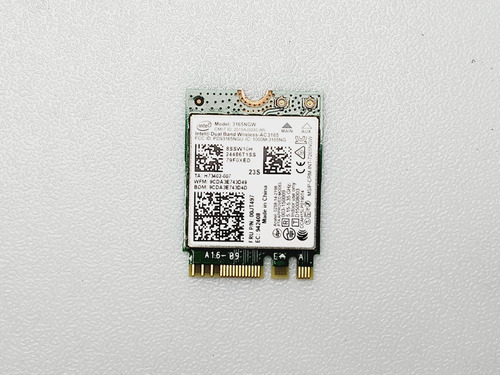 Placa Wifi Dual Band + Bluetooth 4.2 Intel 3165ngw
