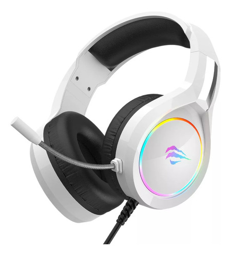 Headset Gamer Havit Gamenote H2232d Rgb Branco