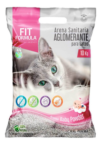 Arena Sanitaria Fit Formula Talco Para Bebe 4 Kg