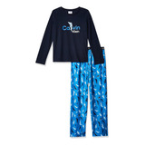 Pijama Calvin Klein Azul Para Niño Rz4111 - 705
