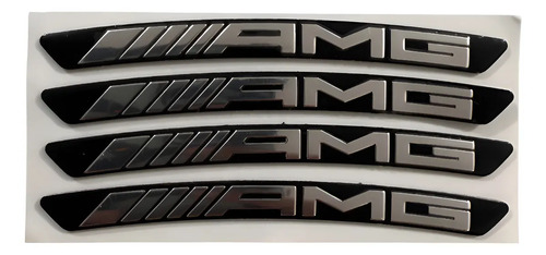 Qccb Compatible ` Q Embellecedor Rines Amg Emblemas Q Bb2c | Meses sin interés