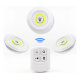 Set 3 Luz Led Inalambricas Portatil Control Remoto Dimer Xl