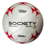 Bola Society Brasil 70 R1 Xxi Penalty Cor Branco-vermelho-preto