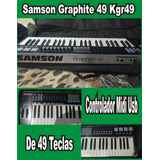 Samson Graphite 49 Kgr49 Controlador Midi Usb De 49 Teclas