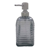 Dispenser Jabon Liquido Baño Vidrio Plateado D+m Bazar