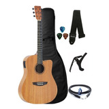 Violão Strinberg Forest Fs4d El Aço Profissional Kit Mgs