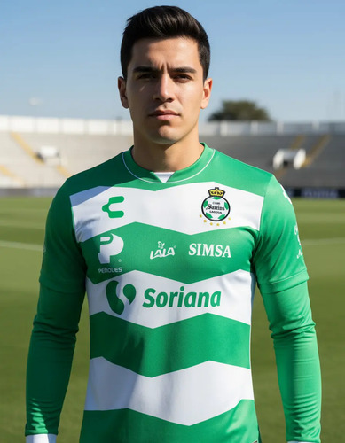 Jersey Santos Laguna Manga Larga 2023 2024 Charly Original | Envío gratis