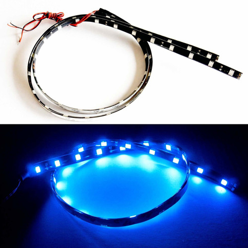 Socal-led 2x 23.6 in 24  Azul Flexible Tiras Led Alta Potenc