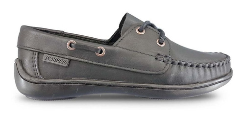 Zapato Cuero Acordonado Bufalo Colegial Scarpino 531 Hombre