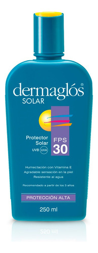 Protector Solar Dermaglós Solar Fps30 Dermaglós Solar Fps 30 Emulsión - 30 - 250 Ml