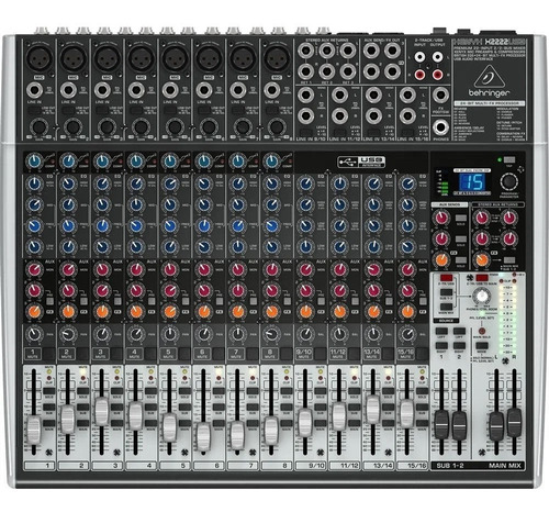 Mesa De Som Behringer X2222usb De 22 Canais