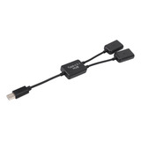 Cable Hub Otg Usb 3.1 2.0 Hembra Otg Charge Tipo C, 2 Puerto