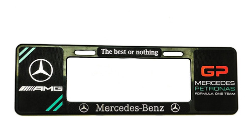 Portaplaca Europeo Premium Mercedez Amg 