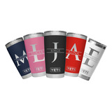 Paquete 5 Termos Yeti 20 Oz Personalizado Láser Corporativo