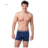 Boxer Hombre Dufour Calzoncillo Sin Costura Rayado A. 11881