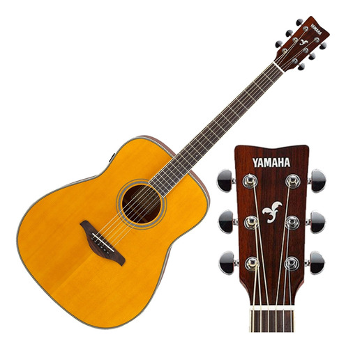 Violão Aço Yamaha Transacustico Fg-ta Natural Solido