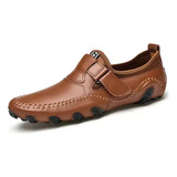 Zapatos Informales Cuero Hombre Mocasines Senderismo Caminar