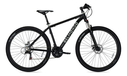 Mountain Bike Belmondo Mtb 29 21v Suspensión Con Bloqueo Frenos De Disco Mecánico Cambios Shimano Tourney Tz510 Color Negro 17 