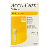 Lancetas Softclix Marca Accu-chek Caja De 200 Unidades