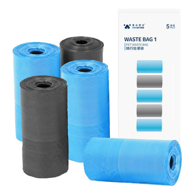 100 Bolsas Sanitarias Perro Recoger Heces Popo (5 Rollos) | MercadoLibre