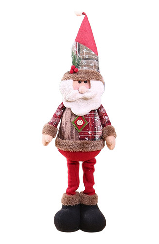 Muñeco Peluche Navideña Reno Papa Noel Muñeco Nieve De 1pcs