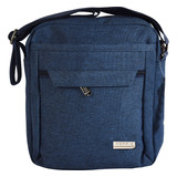 Shoulder Bag Multiuso Lateral De Ombro Bolsa Reforçada Yepp Cor Azul