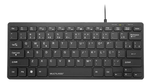 Teclado Mini Multilaser Pequeno Teclas Slim Confort Original