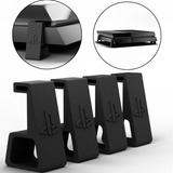 Kit 4 Suportes Horizontal Ps4 Fat Console Pezinho Base Apoio