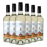 Vino Un Mundo Chiquito Corte De Blancas Caja X 6 X 750ml.