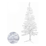 Arvore Natal Branca 150cm Pinheiro Selenita 200 Galho Branco