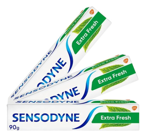 Pasta Dental Sensodyne - Extra Fresh - Pack X3 Premium