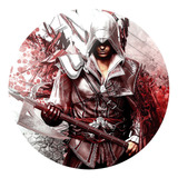 Painel Redondo Sublimado Assassin's Creed 1,50x1,50