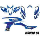 Kit Calcos Gráfica Yamaha Yfz 450 - 03-13 Carb Envío Gratis!