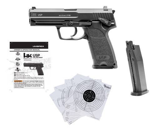 Marcadora Hk Usp Blowback .177 (4.5mm) Co2 Bbs 16 Rondas X P