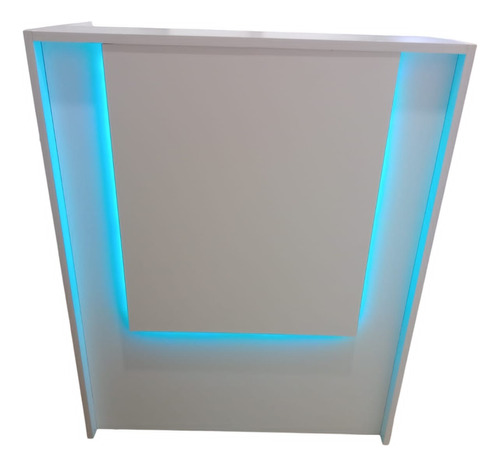 Mostrador Recepción 110×70×45 Luz Rgb Melamina