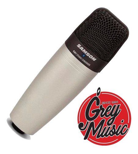 Microfono Condenser De Estudio Samson C01 Profesional Valija