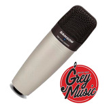Microfono Condenser De Estudio Samson C01 Profesional Valija