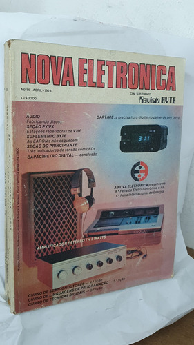 Revista Nova Eletrônica 14 Amplificadores Estéreo 7+7 Watts