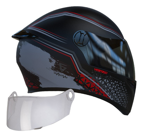 Casco Integral Vertigo V50 Quantum + Visor Regalo. Gravedadx