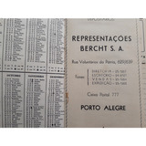 Agenda Antiga 1976 Tecidos Renaux - Ce