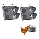 Gifank Paquete De 4 Comederos De Pollo Con Clips, Comederos 